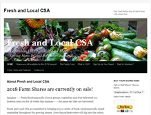 Tablet Screenshot of freshandlocalcsa.com